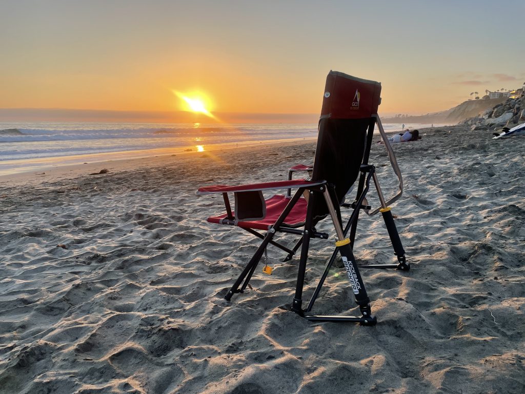 reclining camp chair